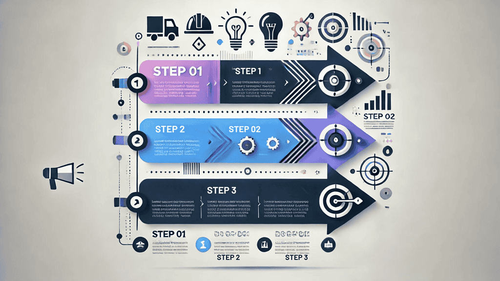 image Flowchart of user journey highlighting consistent design elements